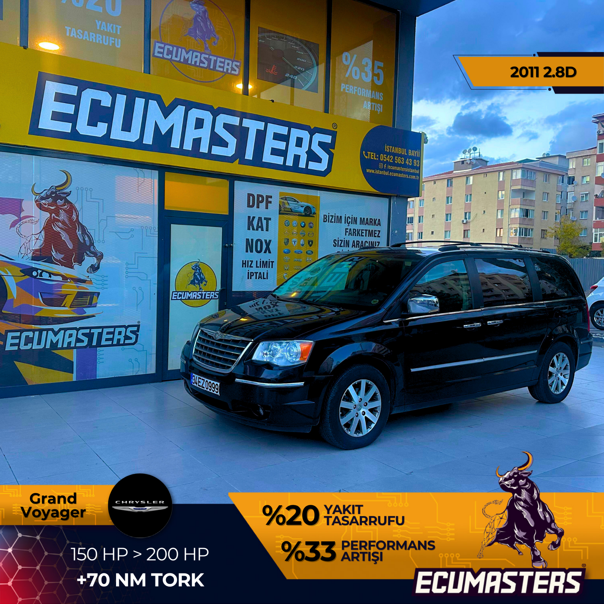 Chrysler Grand Voyager Stage 1 Uygulaması