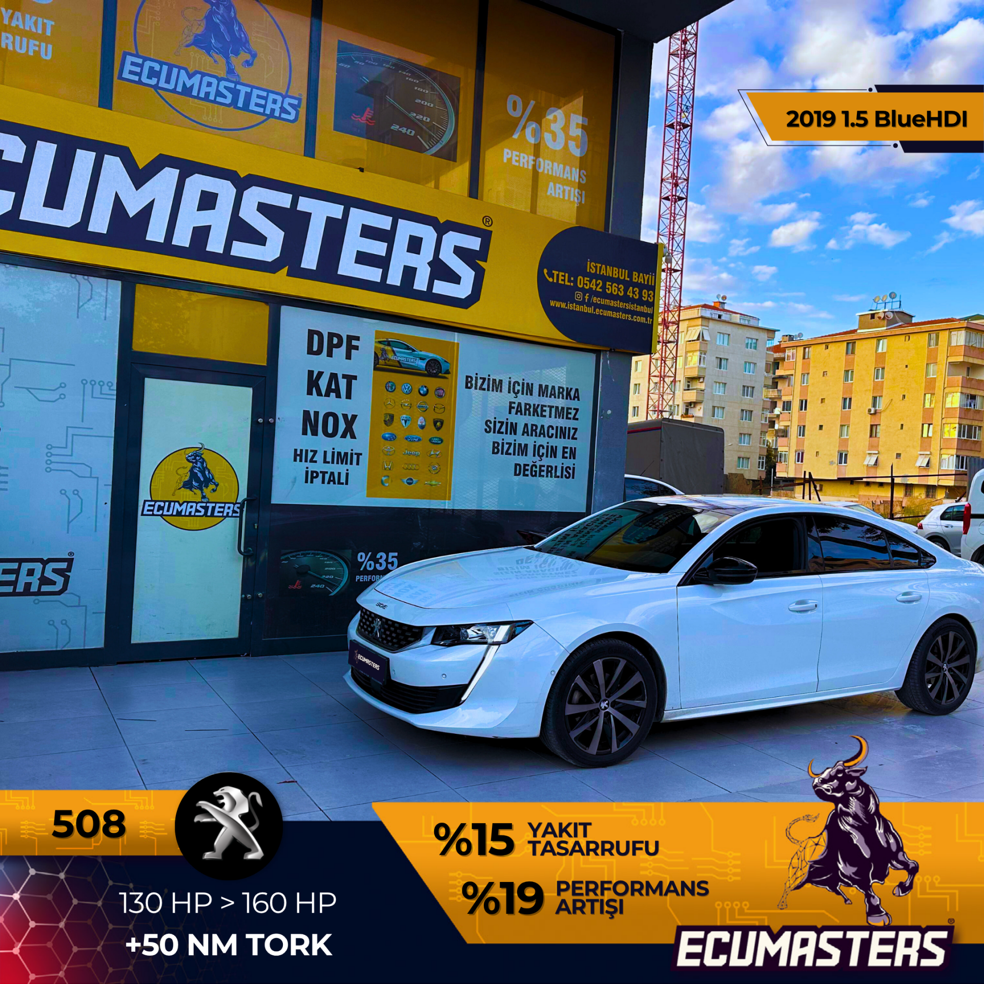 Peugeot 508 Stage 1 + Limit Off Uygulaması